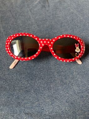 Disney Kids Red Polka Dot Minnie Mouse Sunglasses